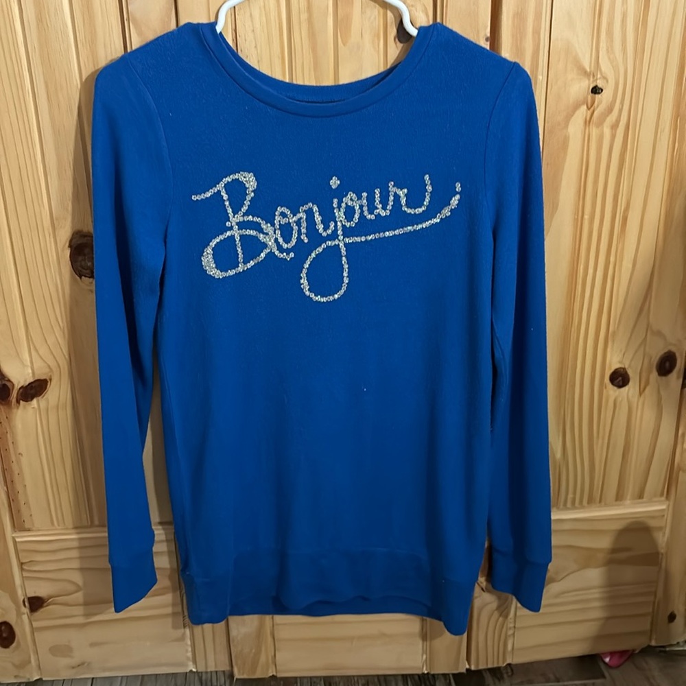 Dark blue shirt